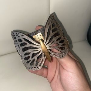Butterfly cuff bracelet